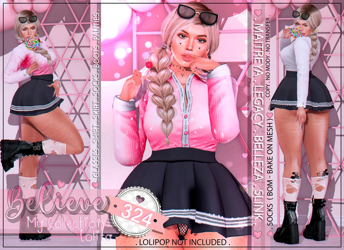 :: Believe :: 324 Pack ::..