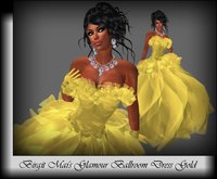 Birgit Mai's Glamour Ballroom Dress Gold (BOXED)