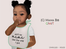 {C} Baby Bib - Mama (boxed)