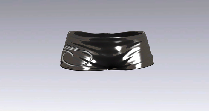 Vladi Inc - HS Latex Micro Shorts - Champion - Black