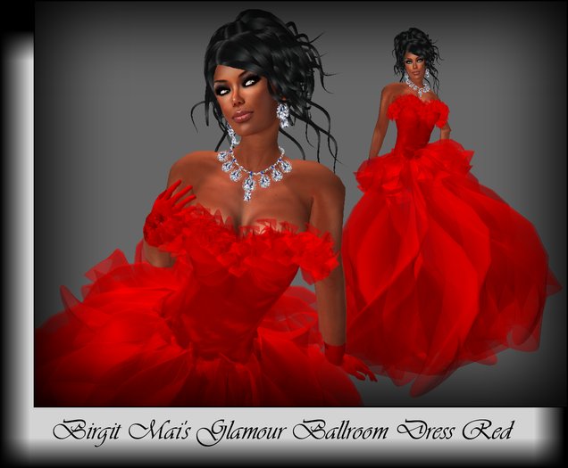 Birgit Mai's Glamour Ballroom Dress Red (BOXED)