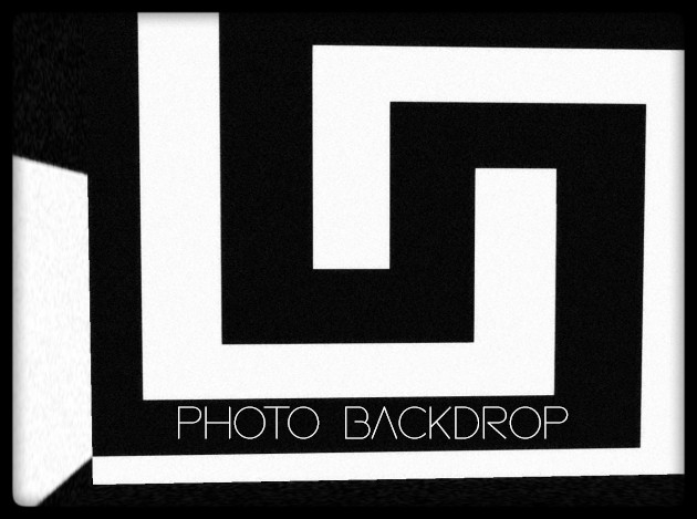 [AE] Photo Backdrop - Retro BW