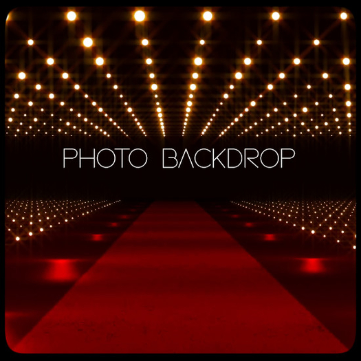 [AE] Photo Backdrop - Gold Swag 12