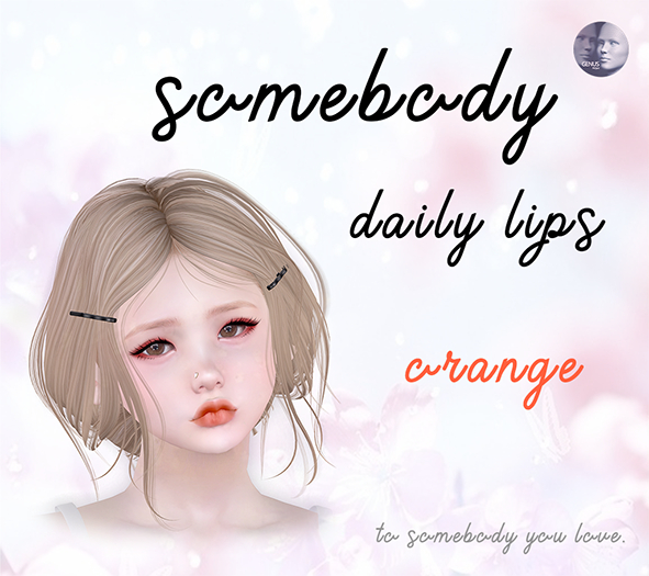 somebody . Daily lips _ Orange (GENUS)