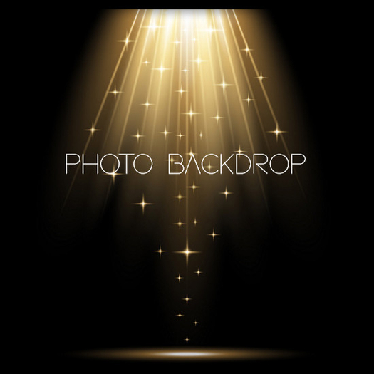 [AE] Photo Backdrop - Gold Swag 4