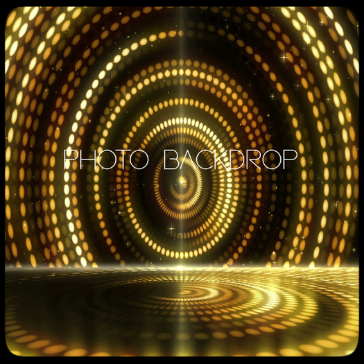 [AE] Photo Backdrop - Gold Swag 6