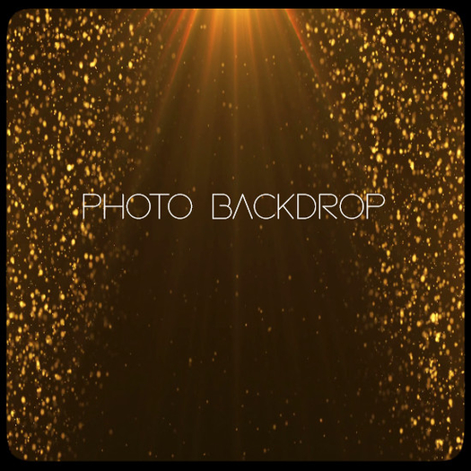 [AE] Photo Backdrop - Gold Swag 2