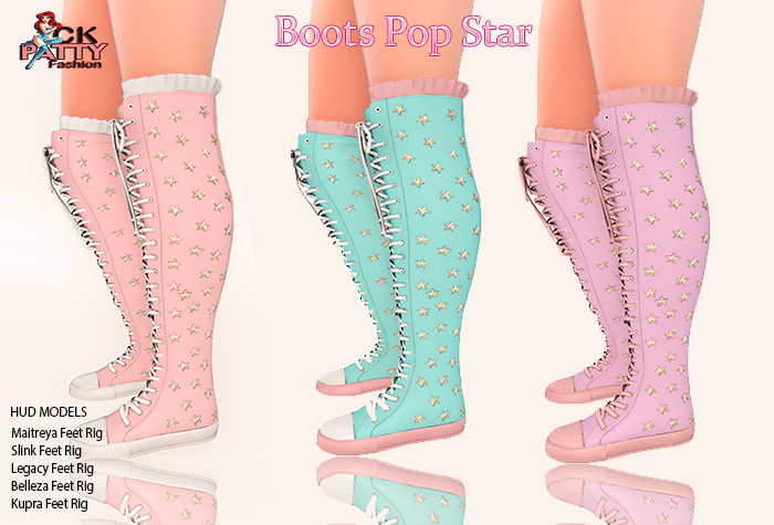 ::C.K Pop Star Boots ::