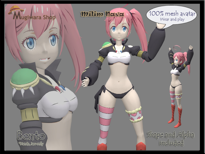 Avatar Milim Tensei Shitara Slime (100% mesh, Bento)