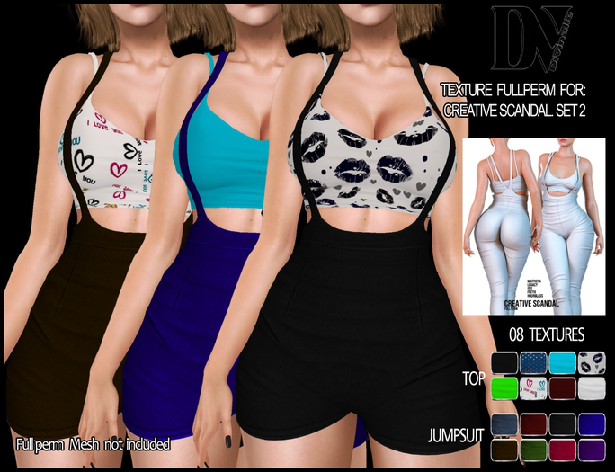 DV- CREATIVE SCANDAL. SET 2 - TEXTURES