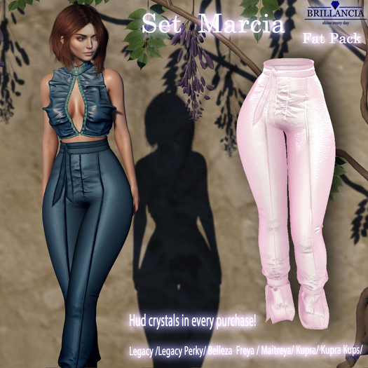 BRILLANCIA - Pants    Marcia  PNK