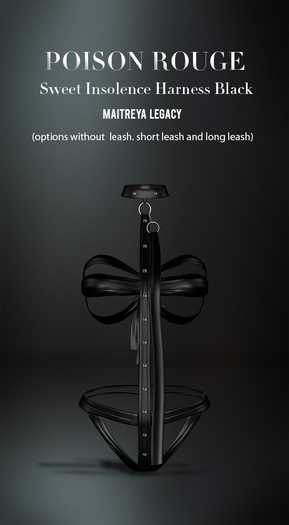 POISON ROUGE Sweet Insolence Harness Black