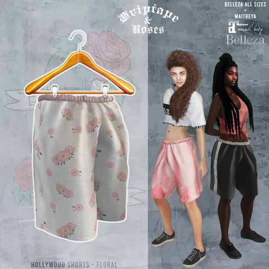 G+R Hollywood Shorts - Floral