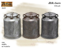 Milk churn - Old World - Medieval / Rustic