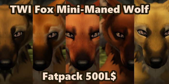 WuffStuff TWI Fox Mini-Maned Wolf Fatpack