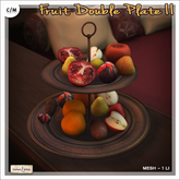 [V/W] Fruit Double Plate II - Bronze - Mesh decor