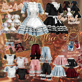 17. toksik - Dear Alice Skirt (Maitreya) (Black) COMMON