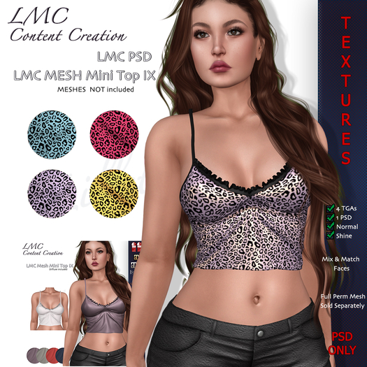 LMC PSD - Mini Top IX - PSD & Textures ONLY !!!