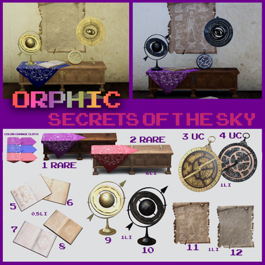 Orphic - Secrets Of The Sky (Wall Scroll/Light) 12