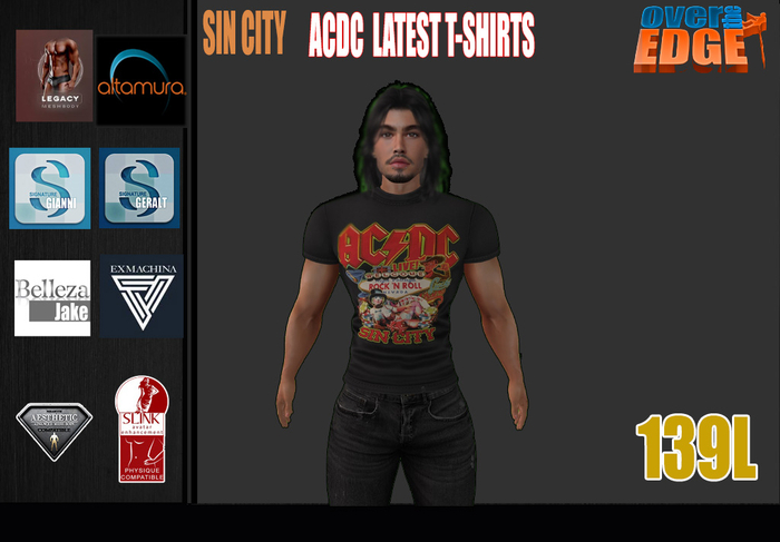 [ECC] ACDC Sin City T-Shirts