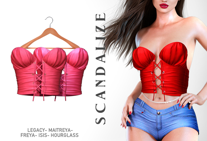 SCANDALIZE. Arien TOP. Pink