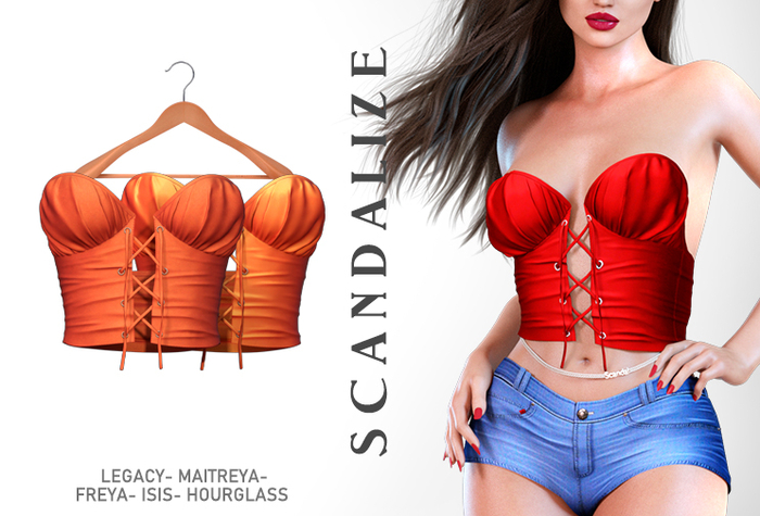 SCANDALIZE. Arien TOP. Orange