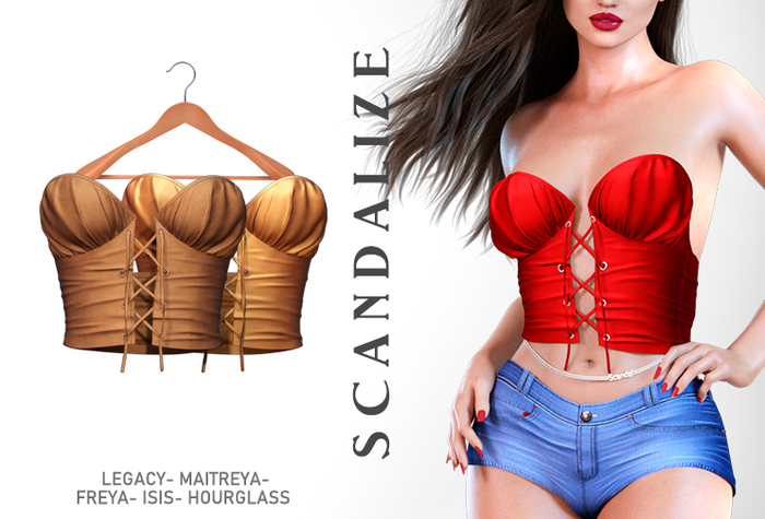 SCANDALIZE. Arien TOP. Gold
