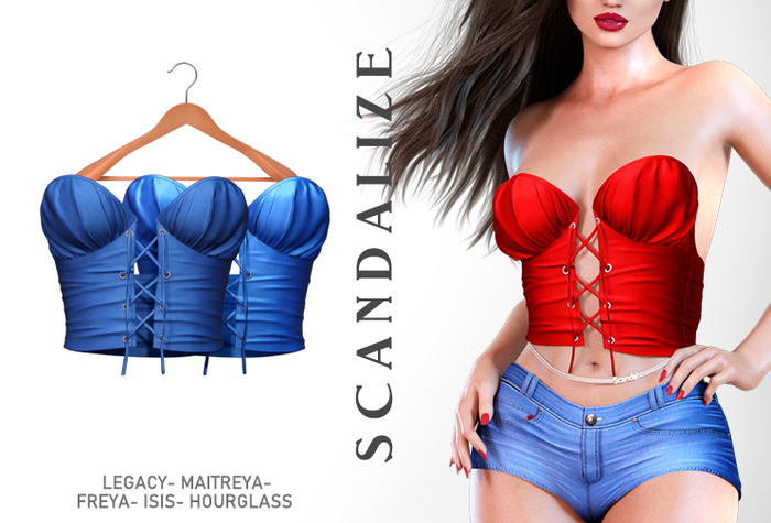 SCANDALIZE. Arien TOP. Blue