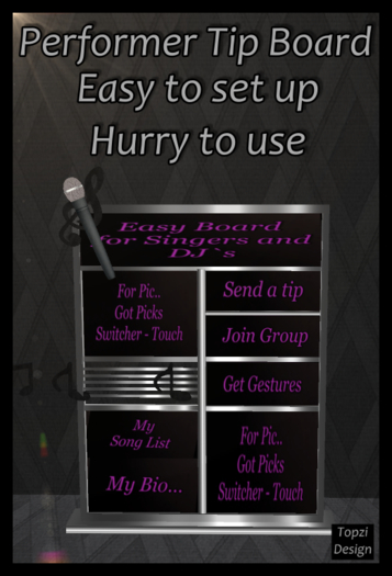 Easy Performer Tip Board Silver 2