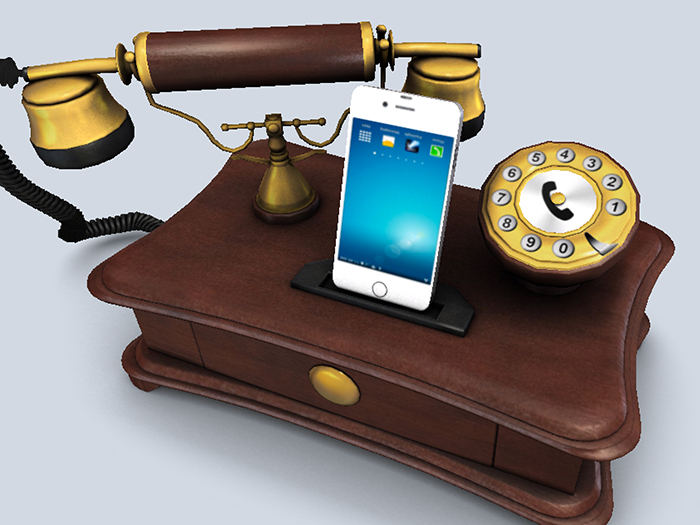 LeP - London Chic_Vintage Phone - RARE
