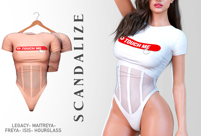 SCANDALIZE. Shaysel TOP/BODY. Nude