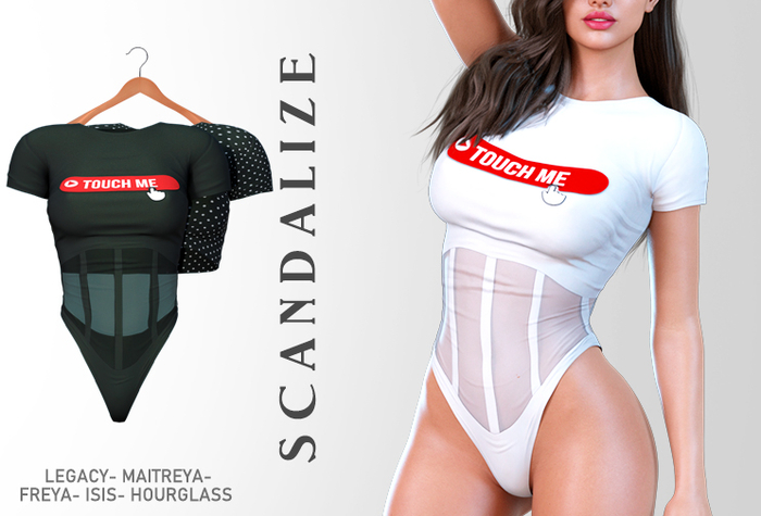 SCANDALIZE. Shaysel TOP/BODY. Militar