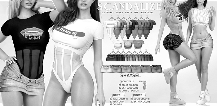 SCANDALIZE. Shaysel. BIG FATPACK -DEMO