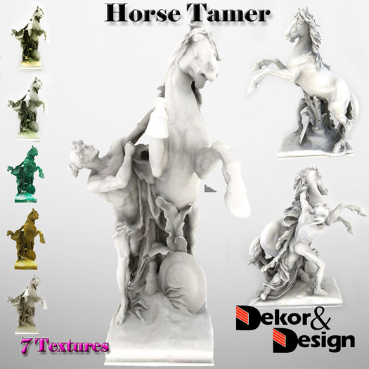 NEW!!! D&D Horse Tamer Statue
