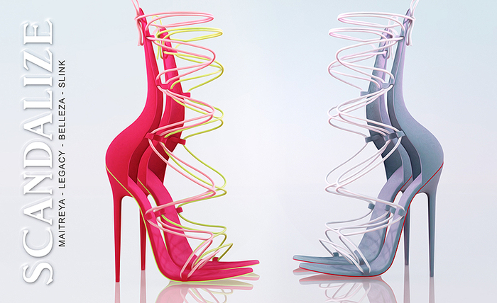 SCANDALIZE. Ibiza HEELS. FATPACK