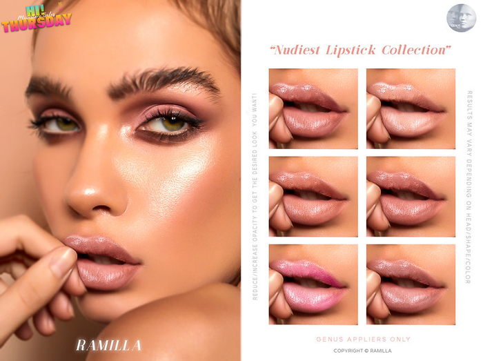 RAMILLA. - Nudiest Lipstick Collection (GENUS)