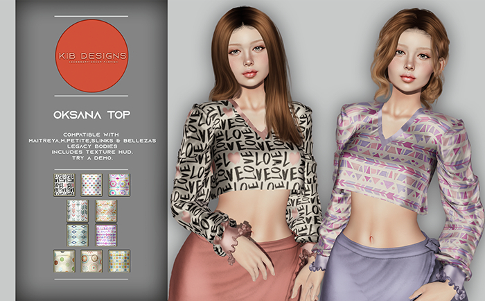 KiB Designs - Oksana Top FATPACK