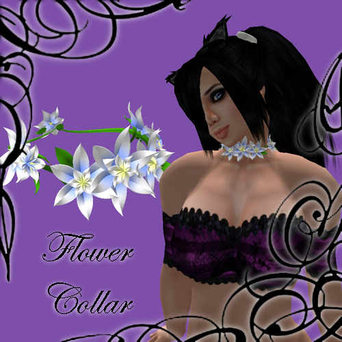 .:LT:. Blue Flower Collar