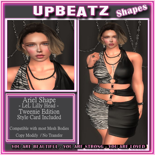 UpBeatZ:Ariel Shape LeLutka Lilly Head Tweenie Edition