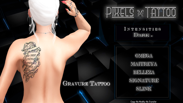 PIXELS CREATION - GRAVURE TATTOO