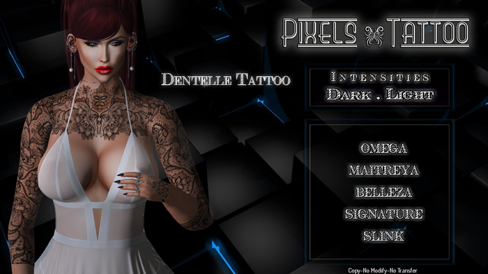 PIXELS CREATION - DENTELLE TATTOO