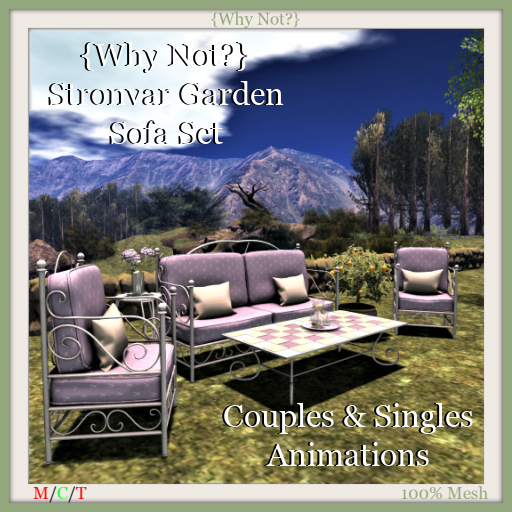{Why Not?}Stronvar Garden Sofa Set-Boxed