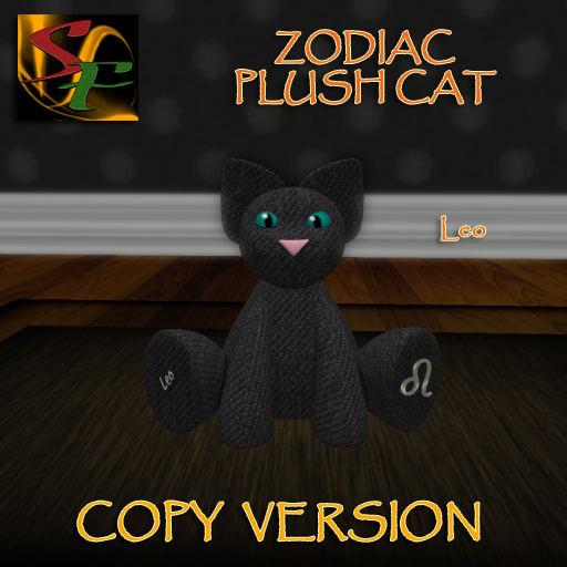 90% Off Throwback Sale - Scott's Black Linen Cat (Leo) Boxed - COPY Version