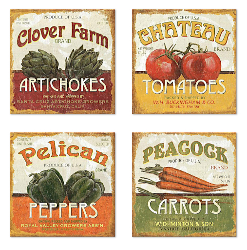 Tams - Wall Decor - Vegetable Signs