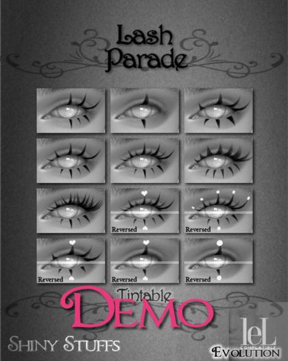 ~Shiny Stuffs~ DEMO Lelutka Lash Parade 