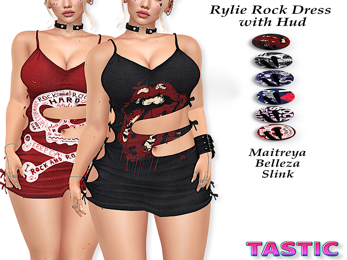 Tastic-Rylie Rock Dress with Hud