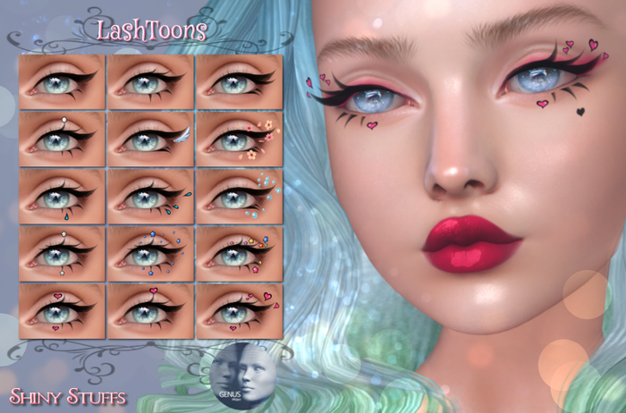 ~Shiny Stuffs~ Genus LashToons Appliers 