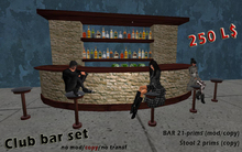 Club bar set