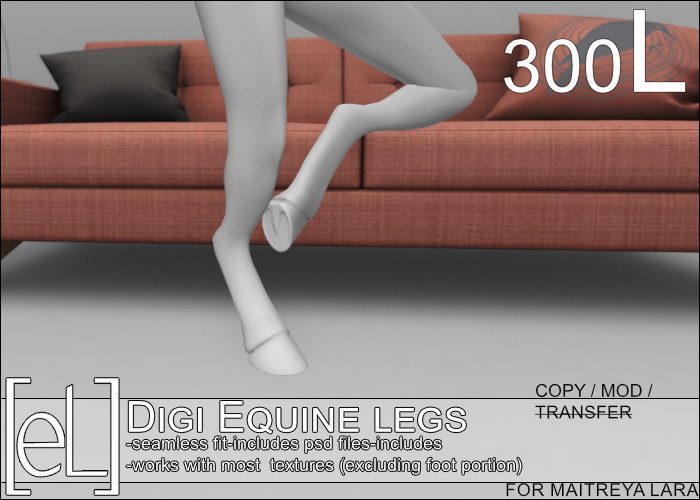 [eL] DigiLegs Equine for Maitreya Lara