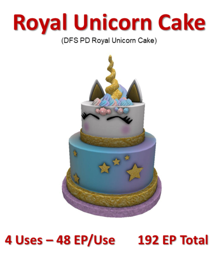 DFS PD Royal Unicorn Cake (Texture)